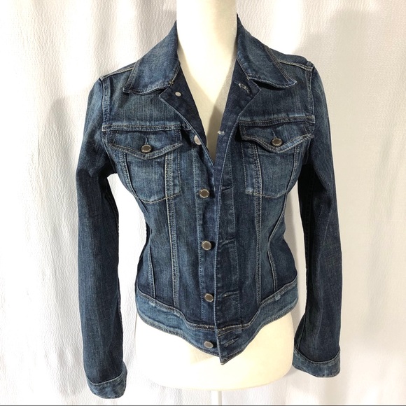 Express Jackets & Blazers - Express Precision Fit Stretch Denim Jacket